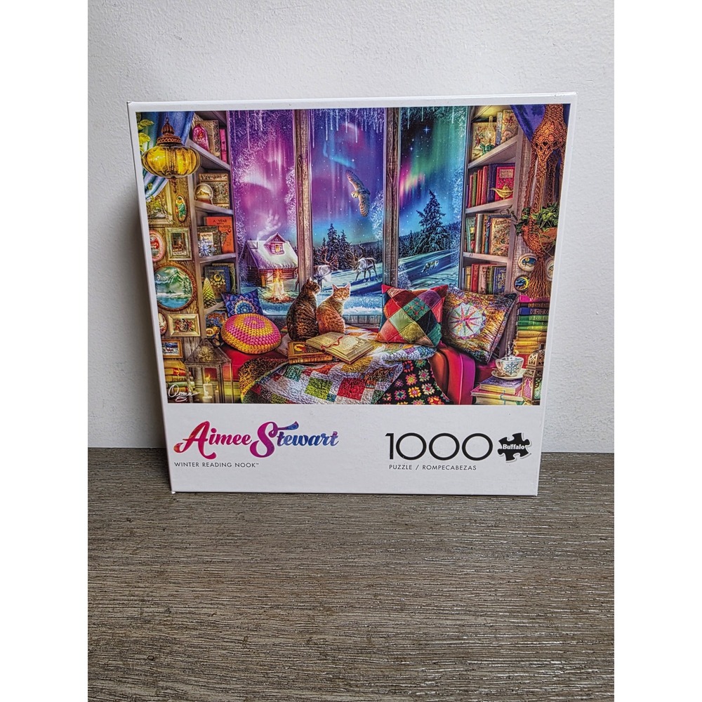 Winter Reading Nook - 1000 Piece Jigsaw Puzzle by Aimee Stewart Buffalo Games